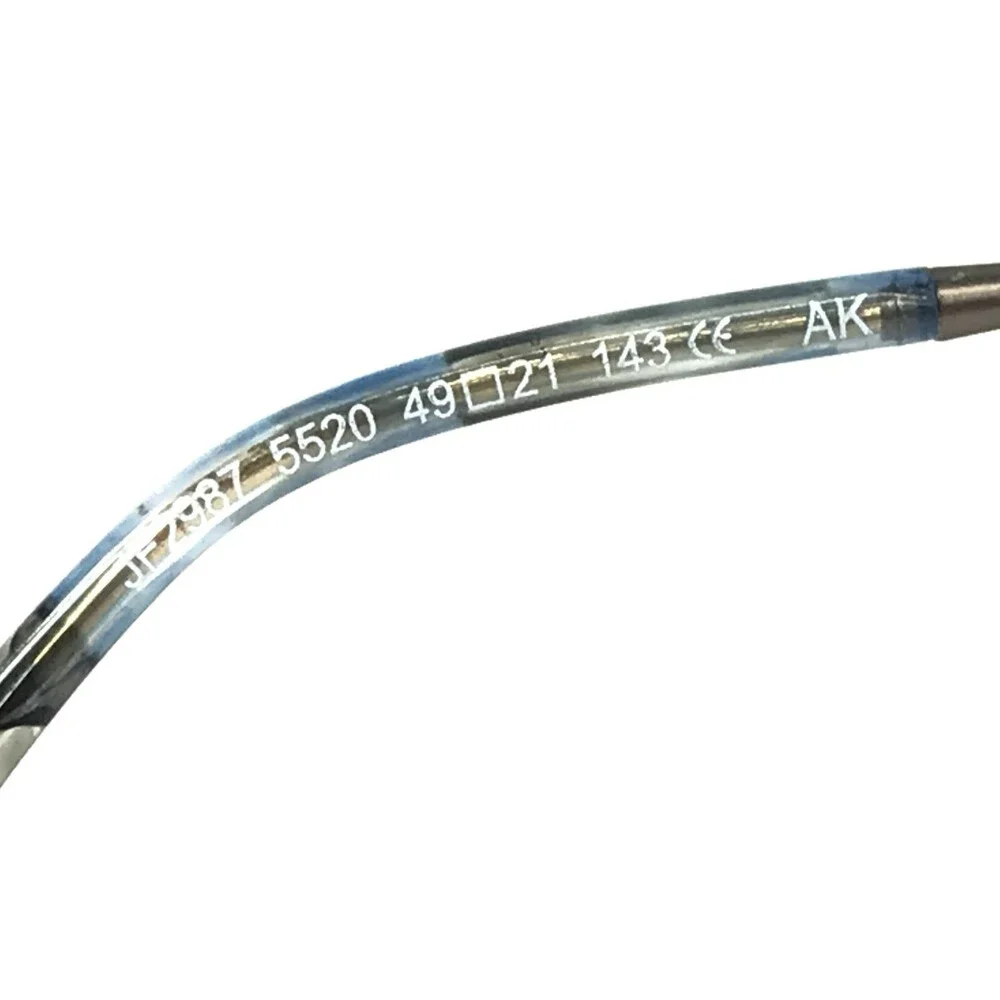 J.F. Rey Eyeglasses Frames JF2987 5520 Blue Brown Marble Gold Full Rim 49-21-143